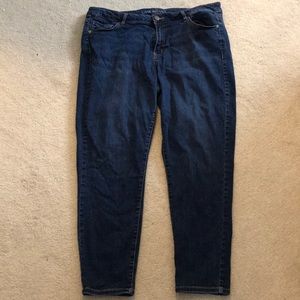 Skinny short length jeans